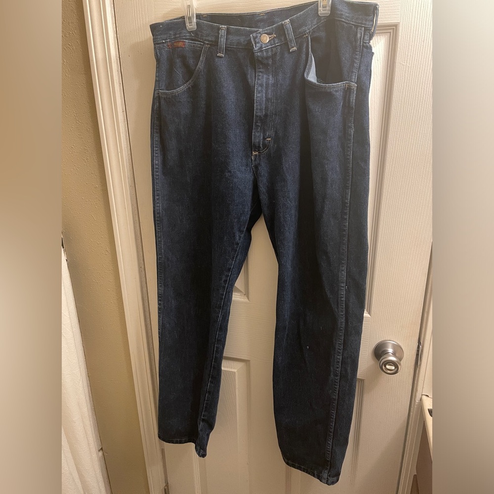Wrangler Blue Relaxed Fit Jeans